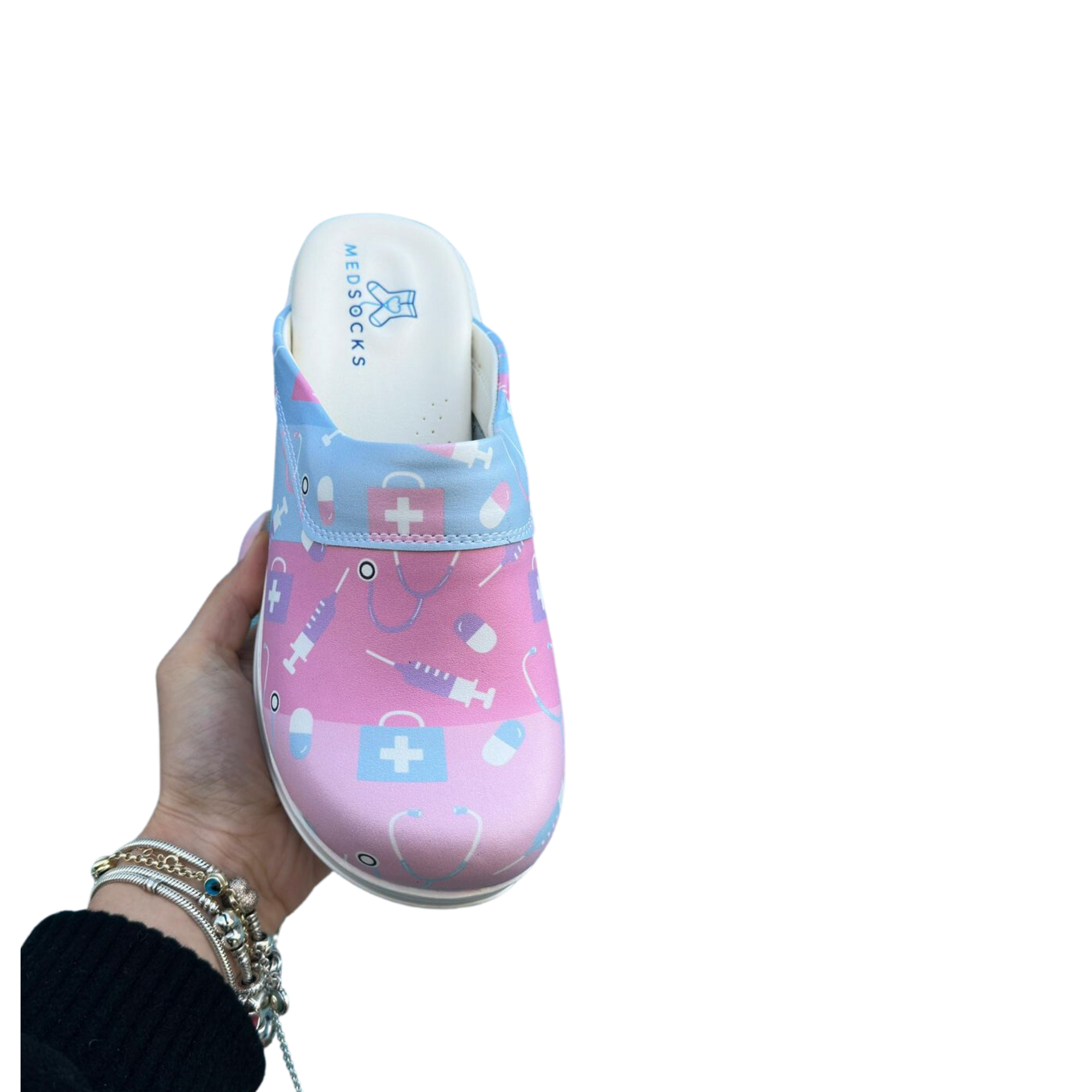 Pflege Blau/Lila/Rosa Airmeds Clogs