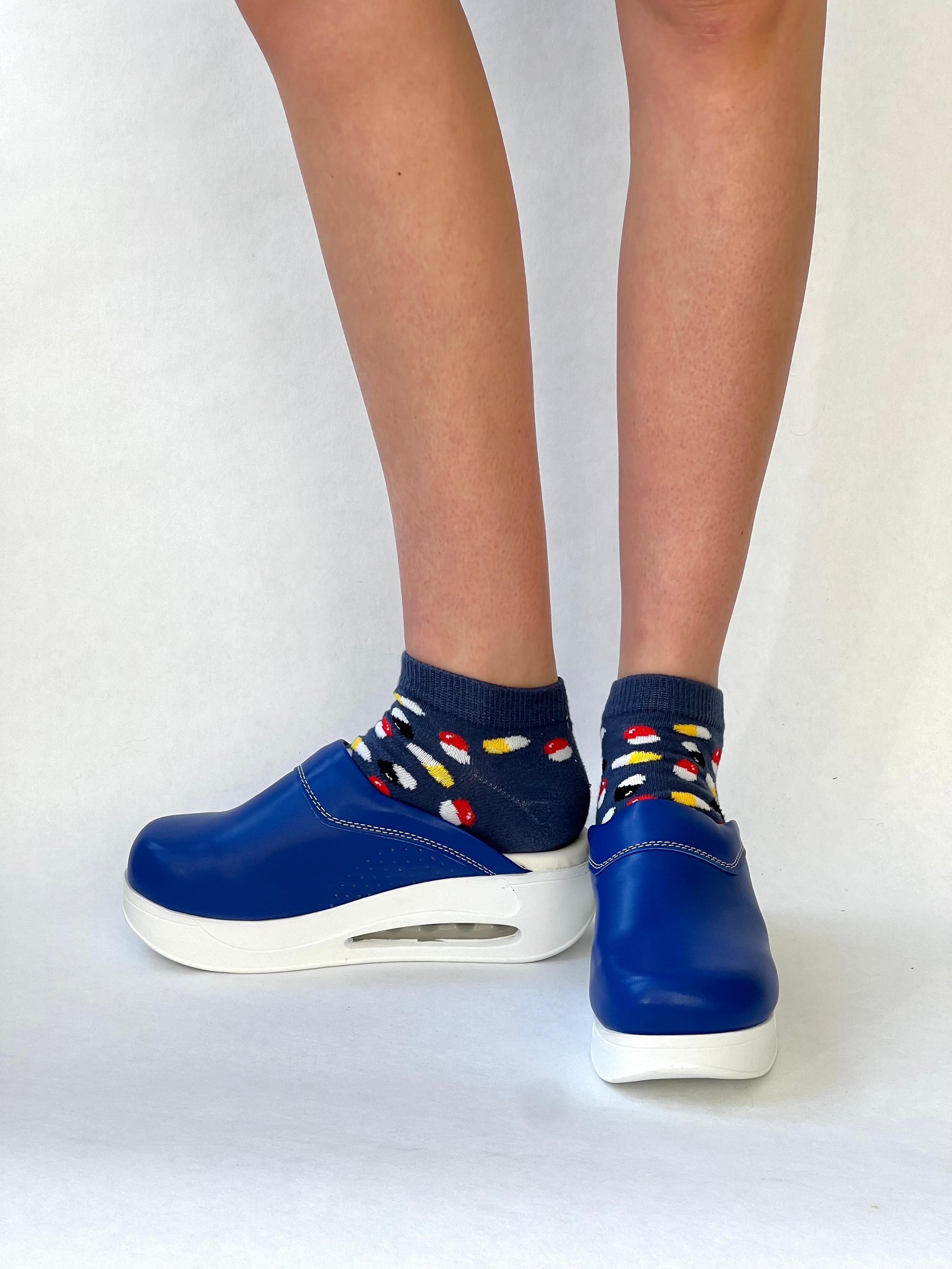Airmeds Clogs Uni Dunkel Blau