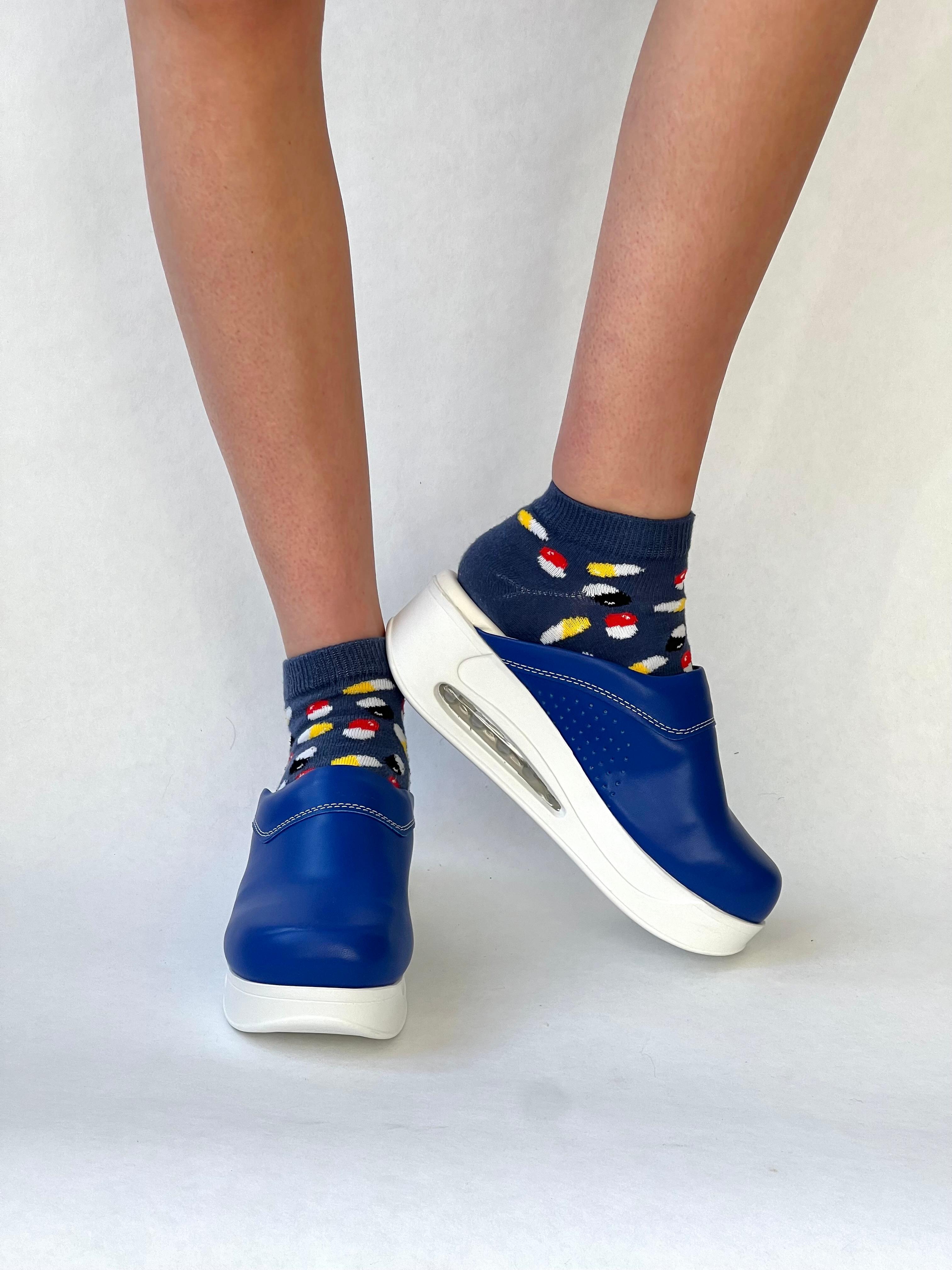 Airmeds Clogs Uni Dunkel Blau