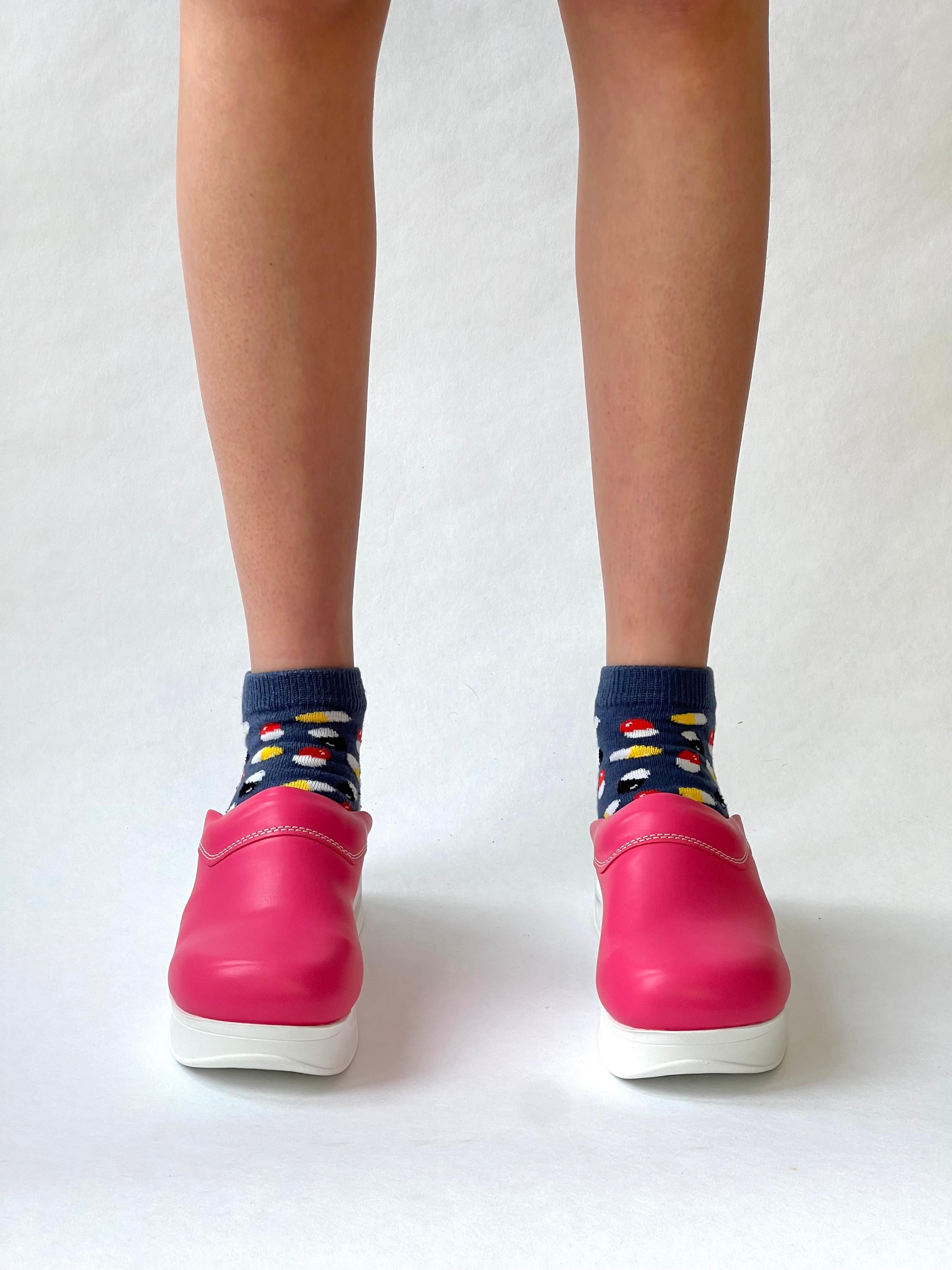 Airmeds Clogs Uni Dunkel Rosa
