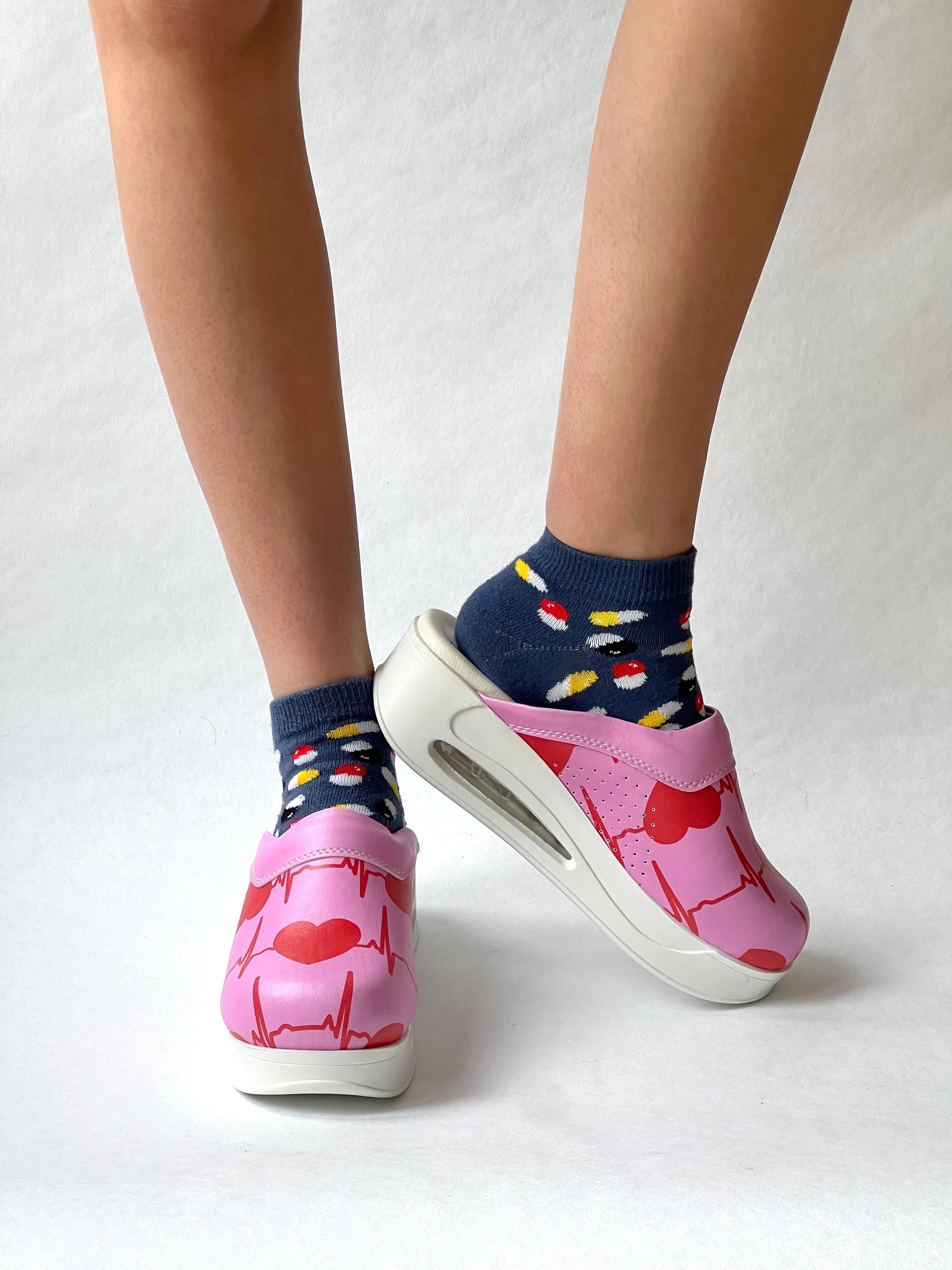 Pflegeleidenschaft Rosa Airmeds Clogs