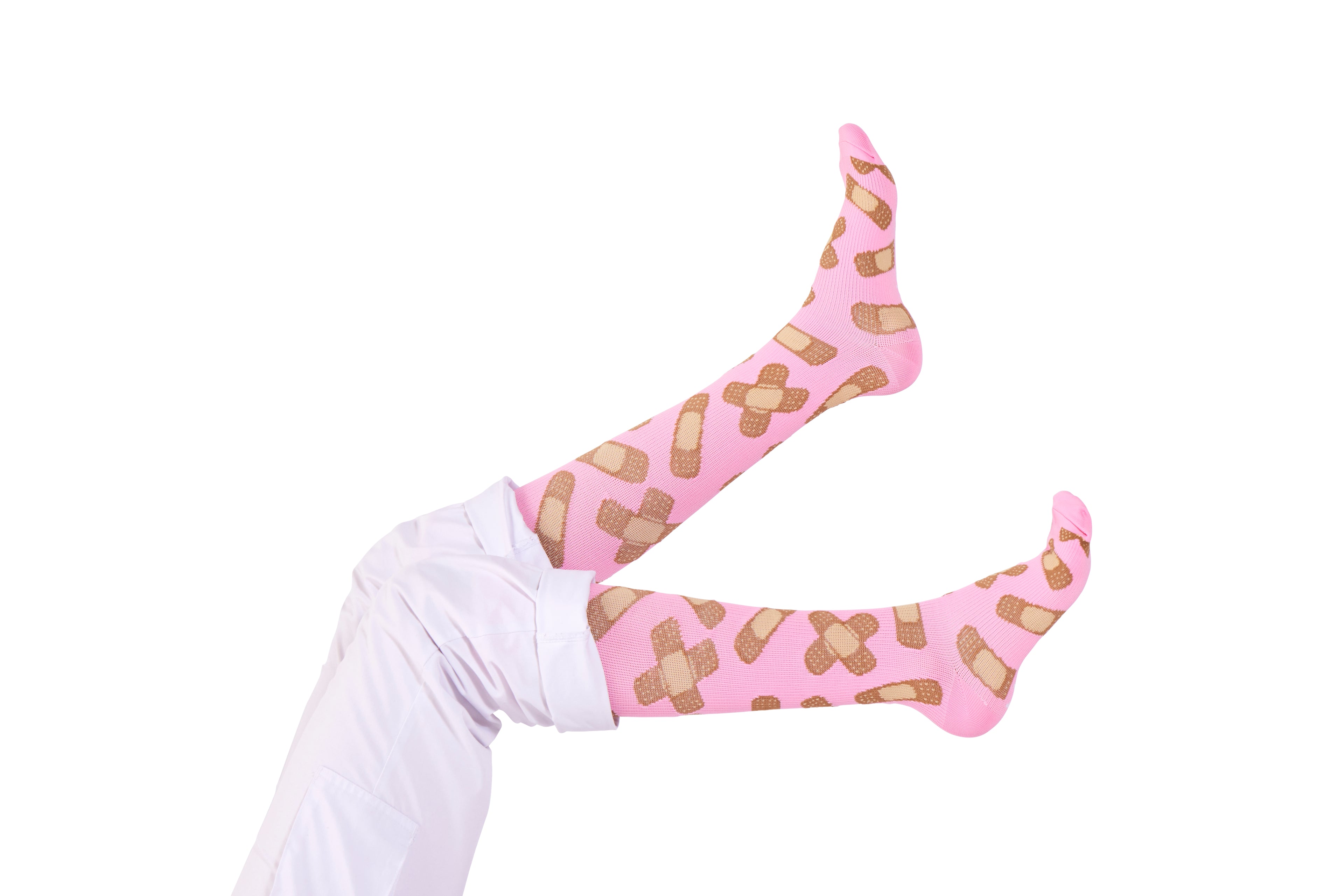 MedSocks Pflaster Rosa Kompressionsstrümpe