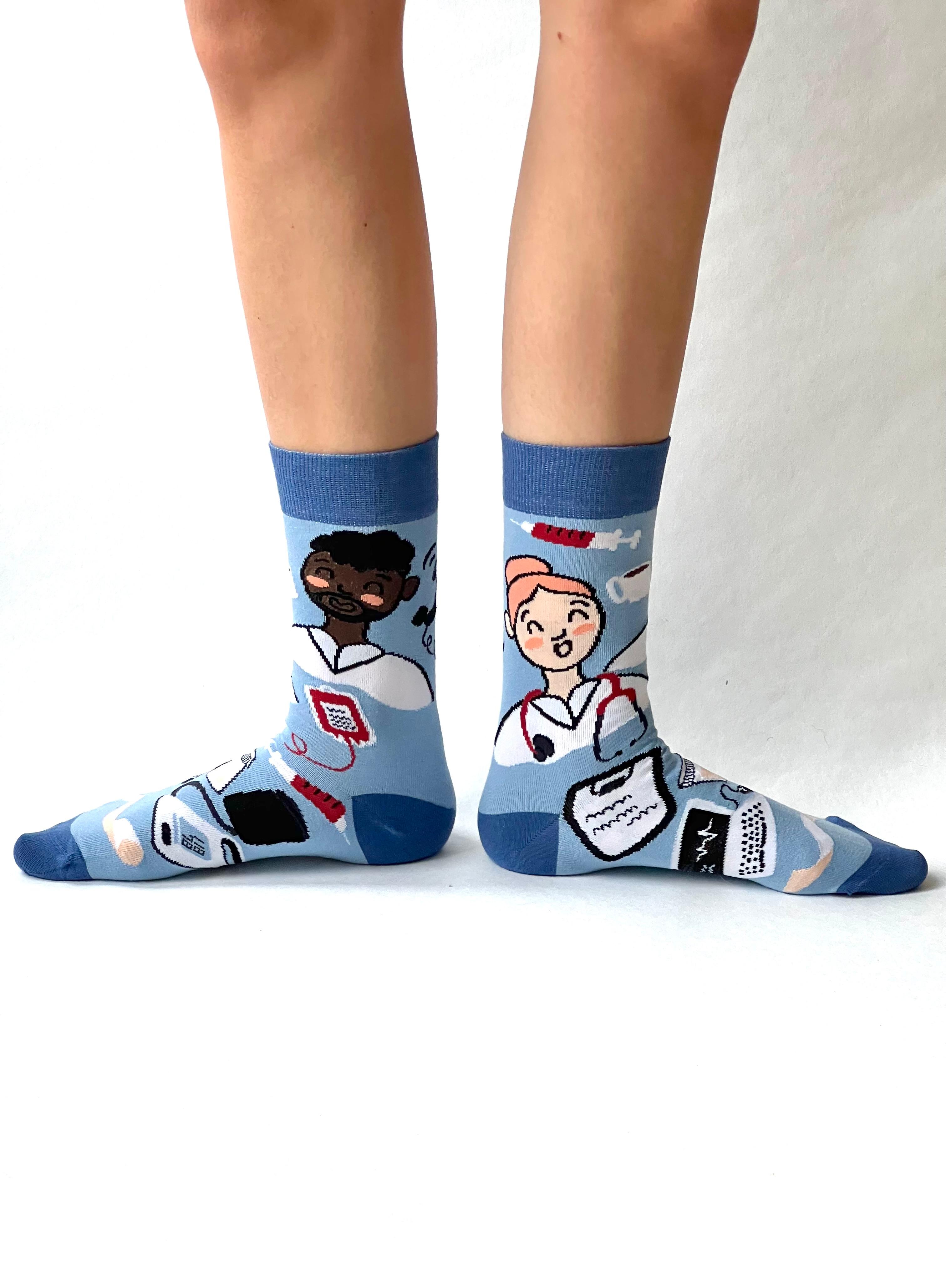 Arztassistenten-Socken