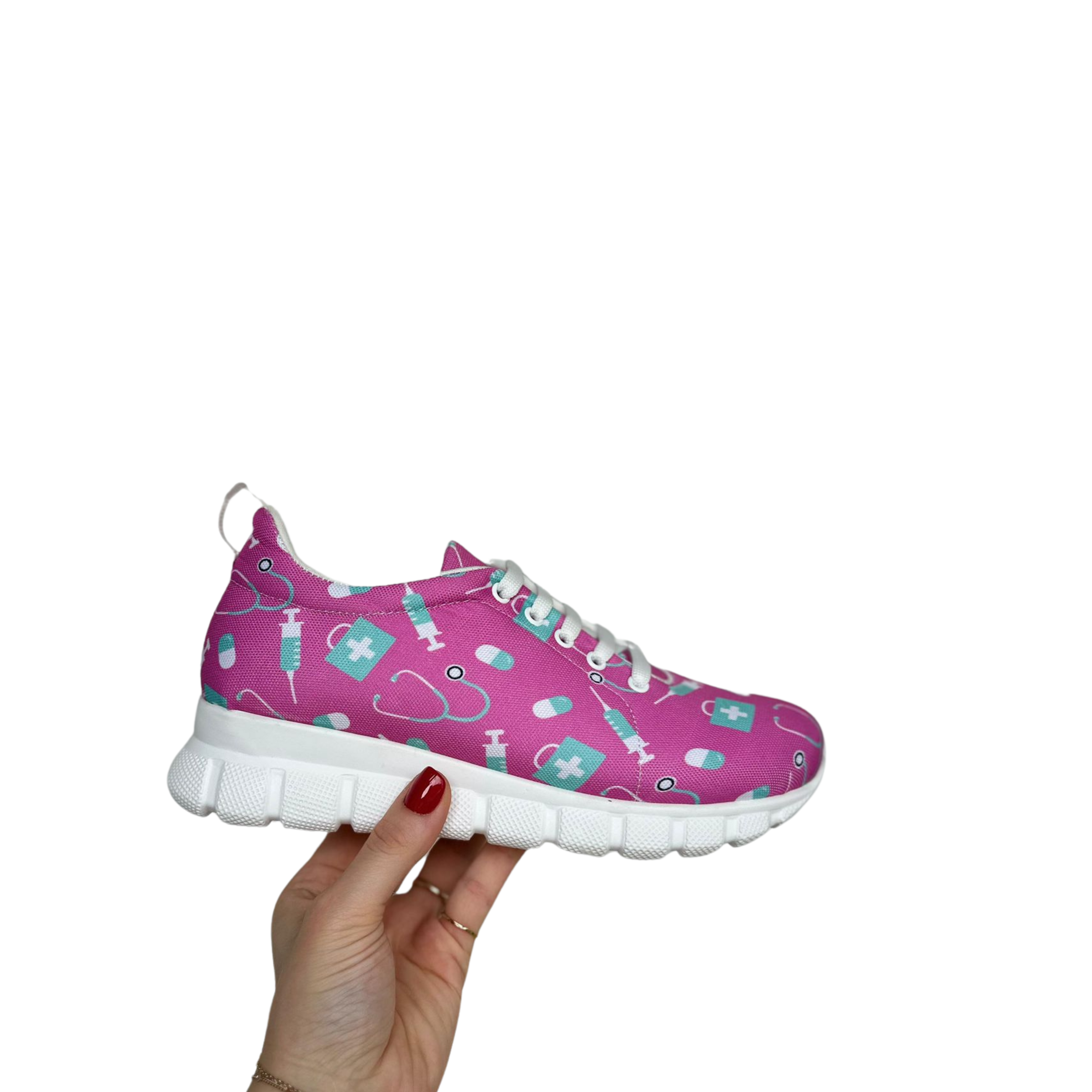 MedSocks Sneakers Pflege Fuchsia