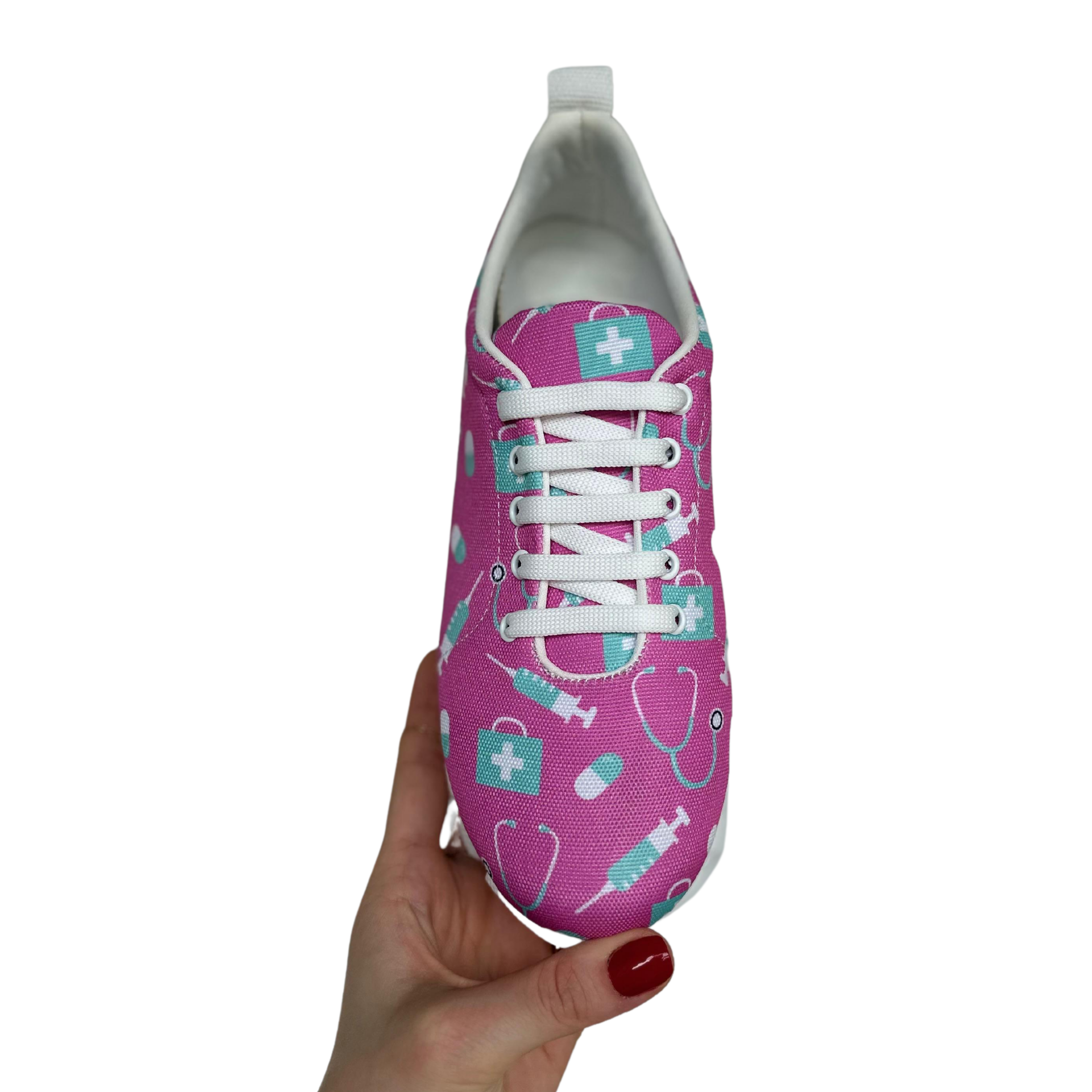MedSocks Sneakers Pflege Fuchsia