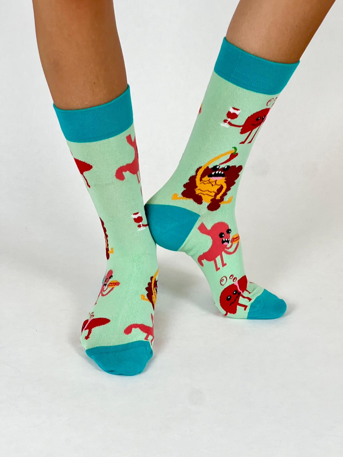 Magen-Darm-Leber MedSocks Grün