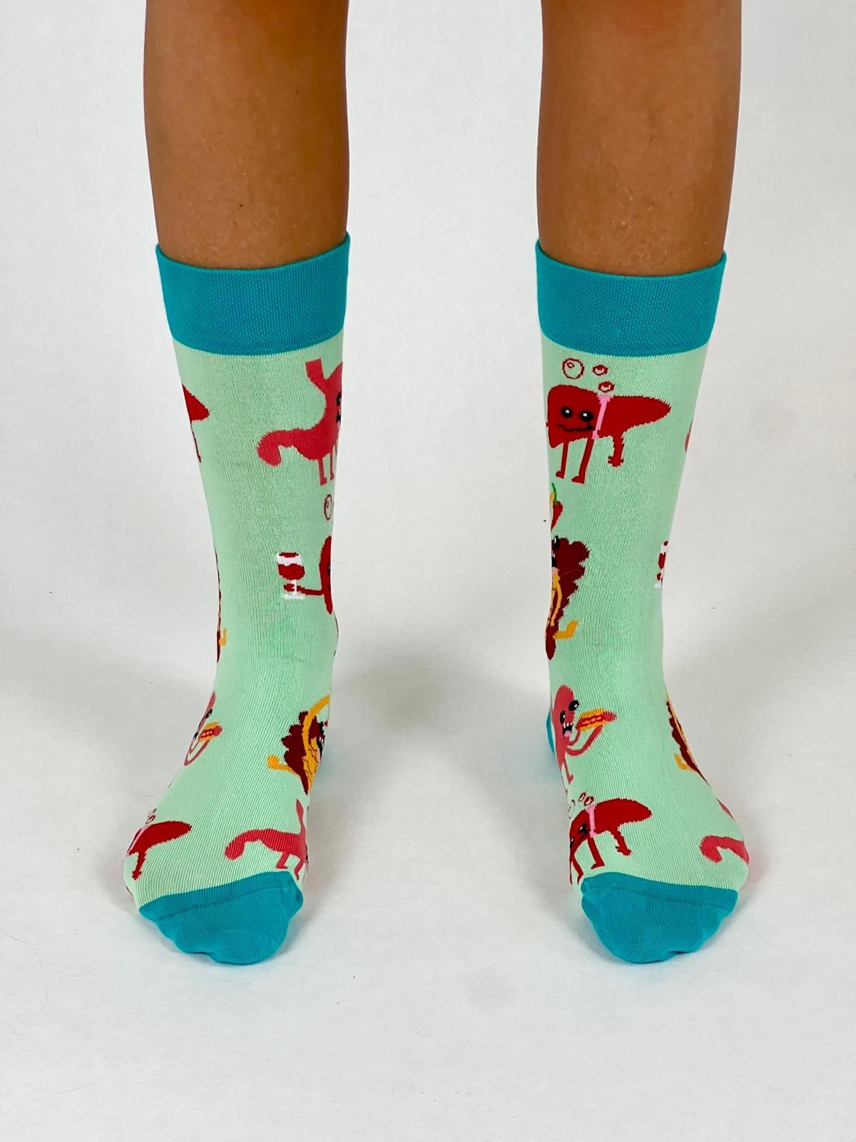 Magen-Darm-Leber MedSocks Grün