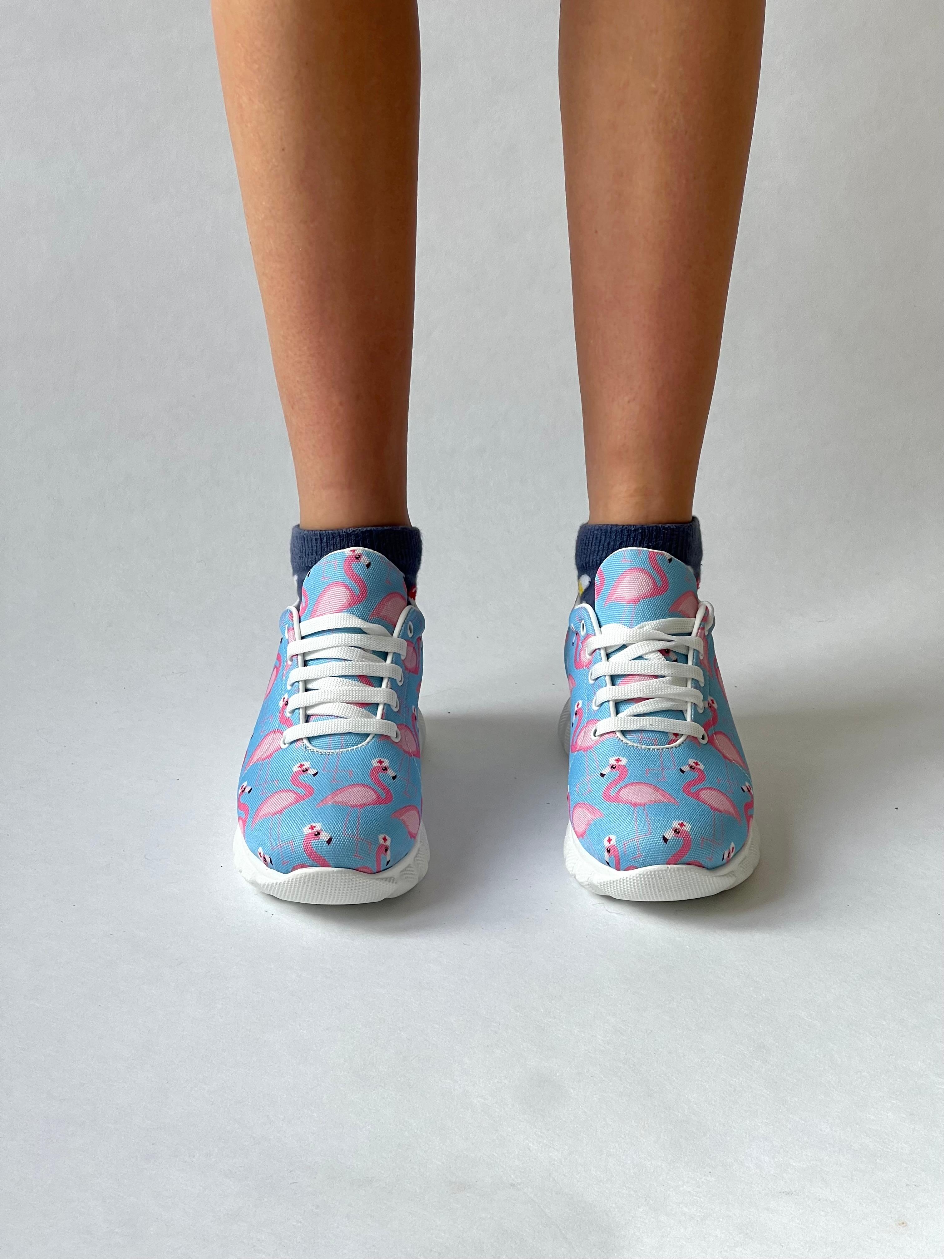 MedSocks Sneaker Flamingo