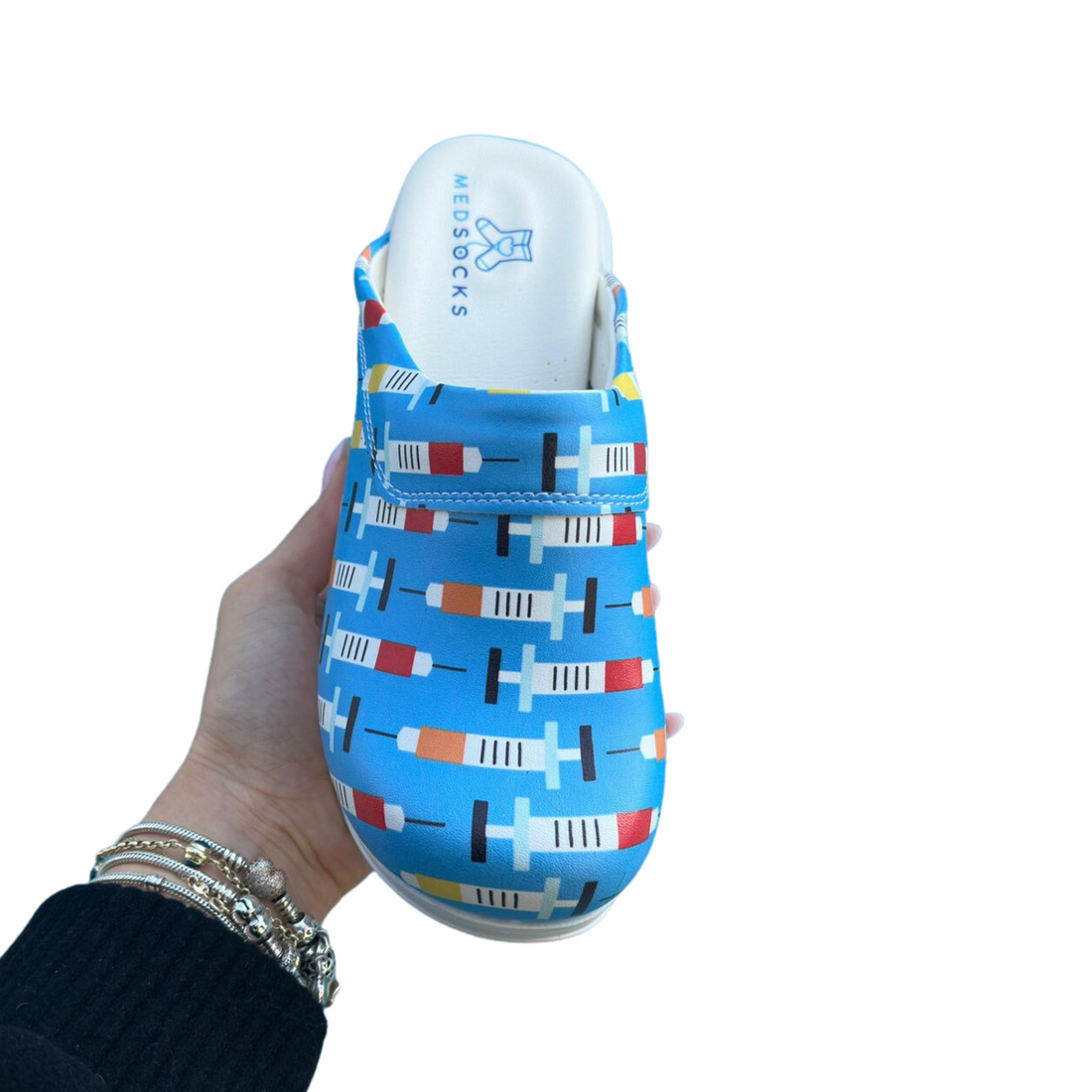 AirMeds Clogs Spritze Blau