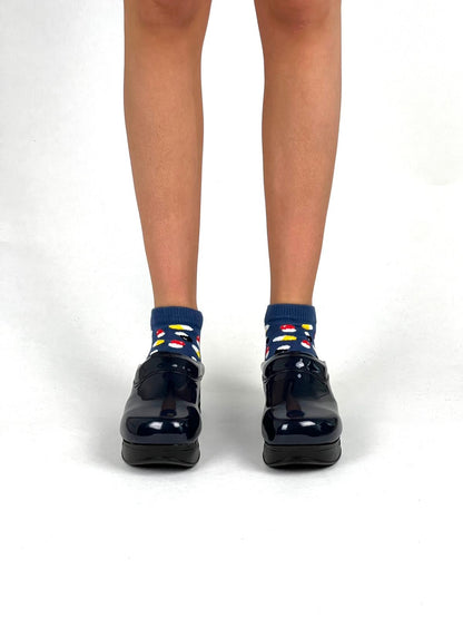 Airmeds Clogs Uni Schwarz lackiert