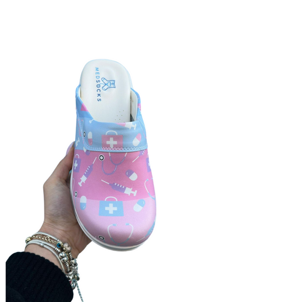 Pflege Blau/Lila/Rosa Airmeds Clogs🌈