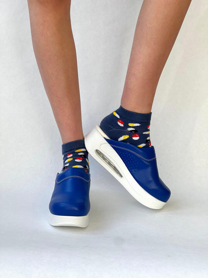 Airmeds Clogs Uni Dunkel Blau