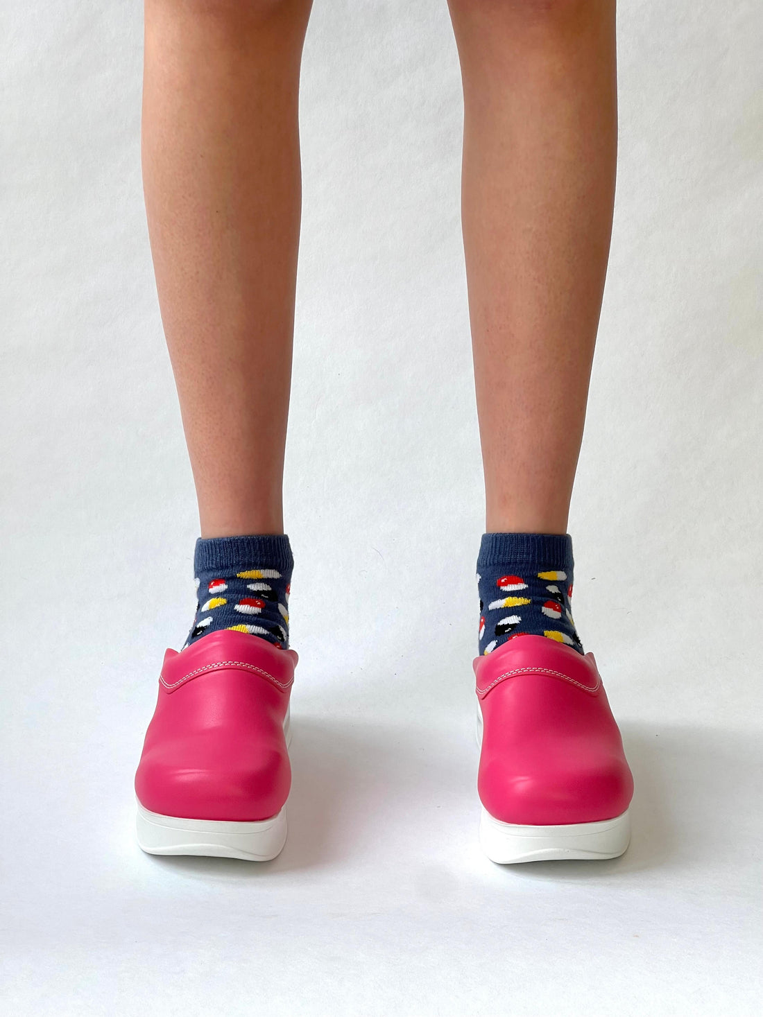 Airmeds Clogs Uni Dunkel Rosa