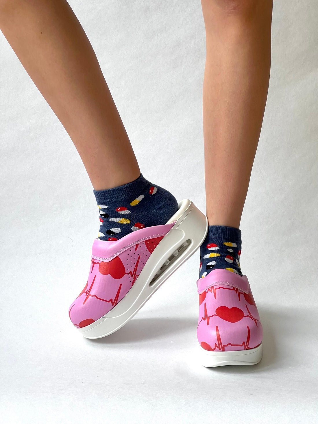 Pflegeleidenschaft Rosa Airmeds Clogs
