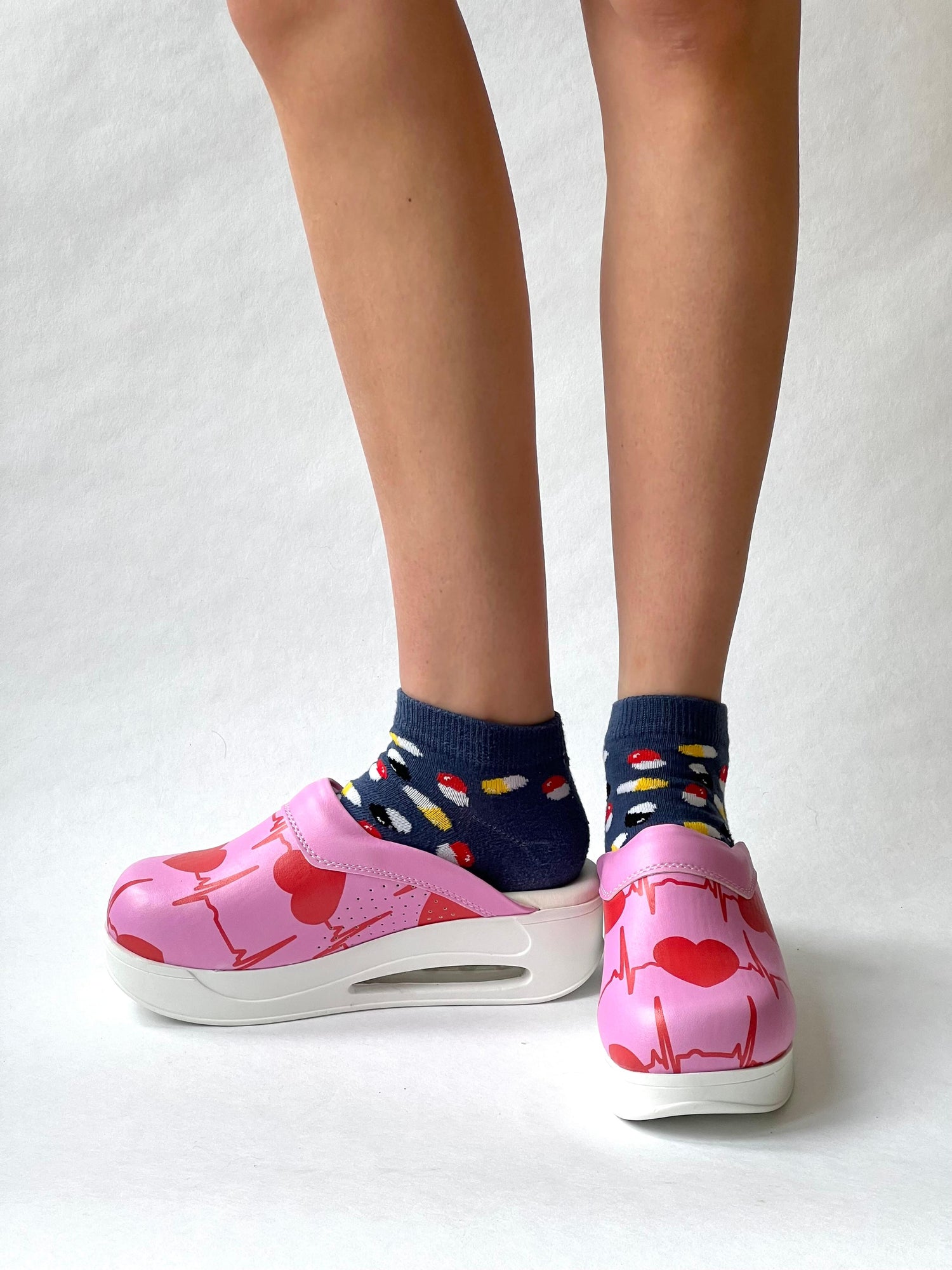 Pflegeleidenschaft Rosa Airmeds Clogs