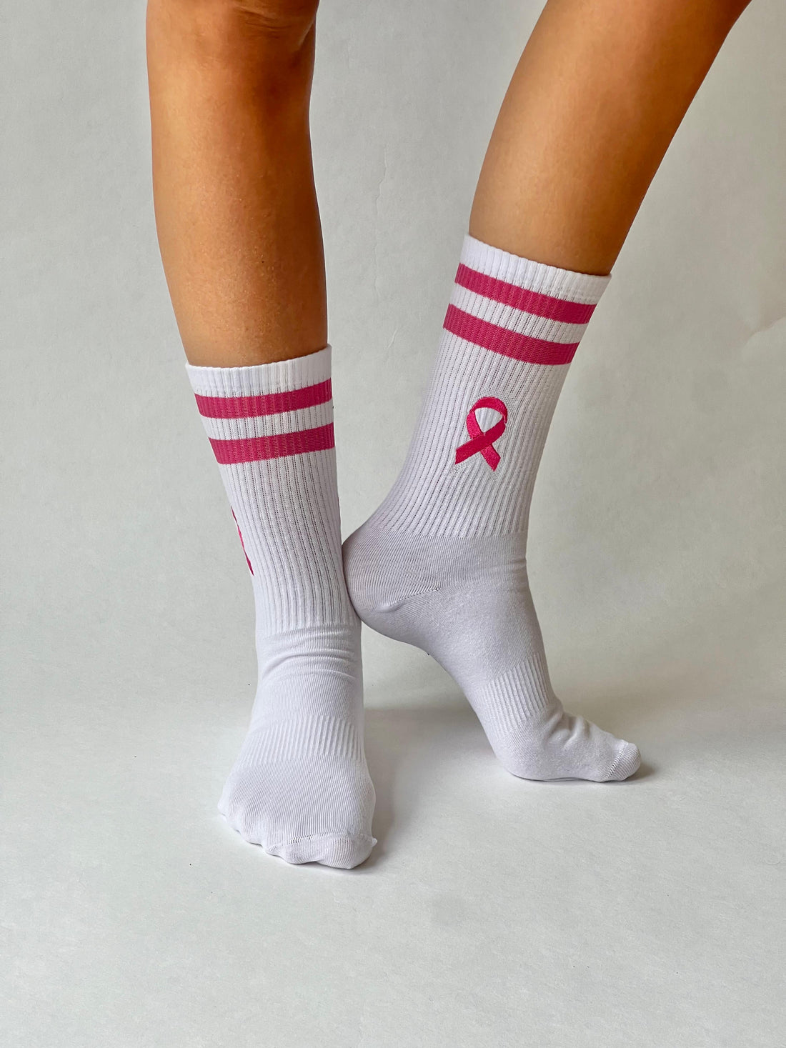 Brustkrebs Awareness Sportsocken