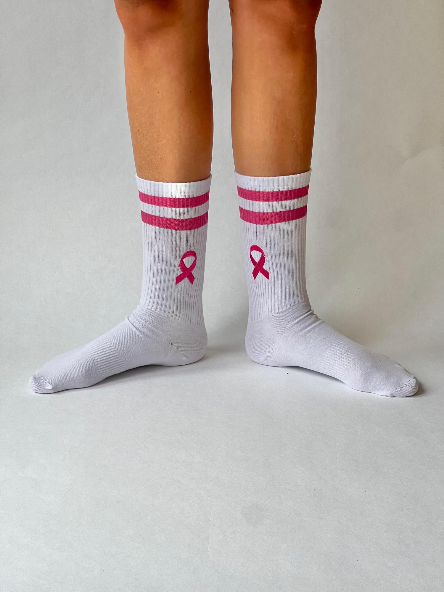 Brustkrebs Awareness Sportsocken