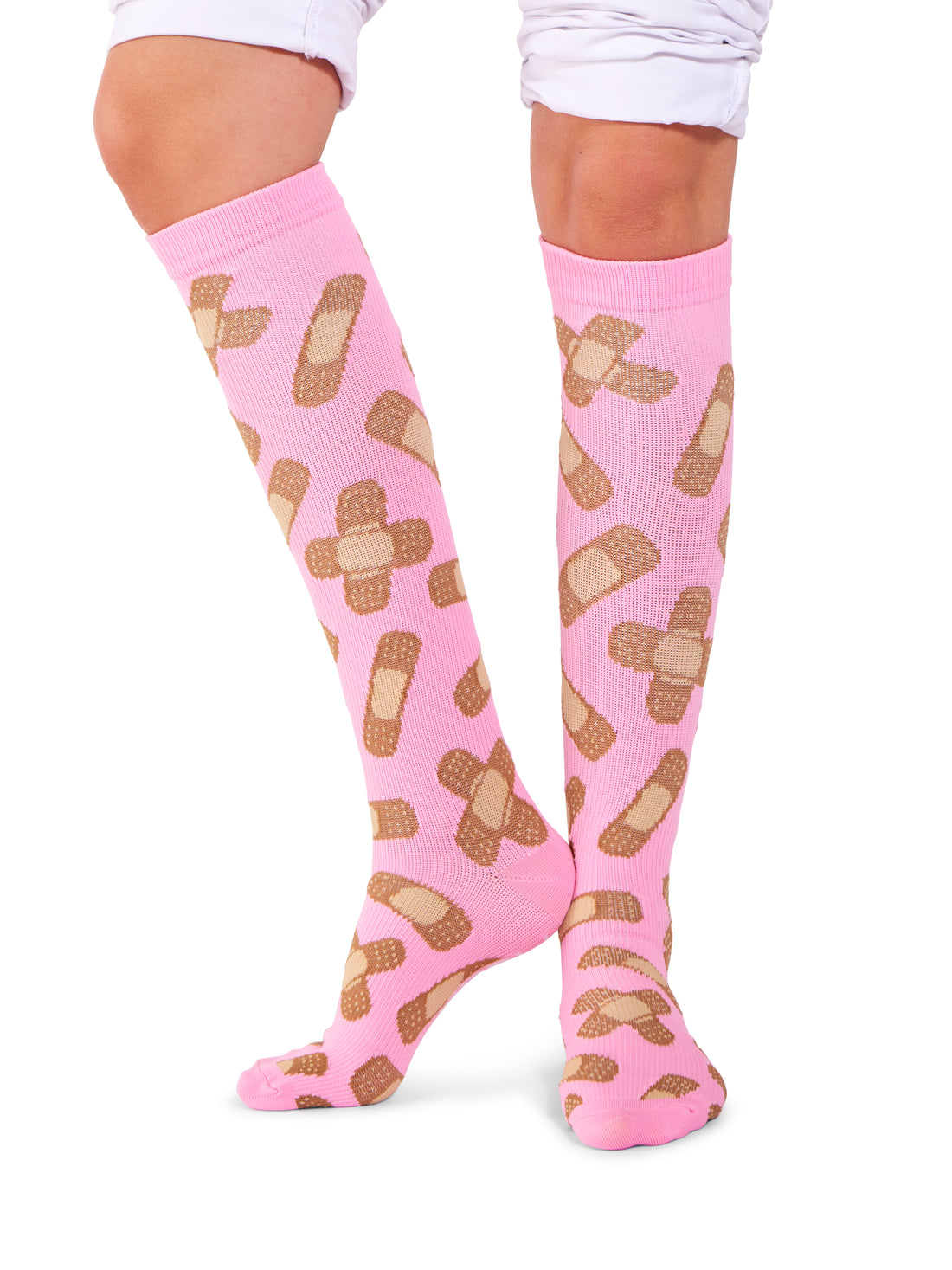 MedSocks Pflaster Rosa Kompressionsstrümpe