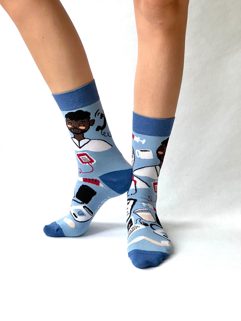 Arztassistenten-Socken