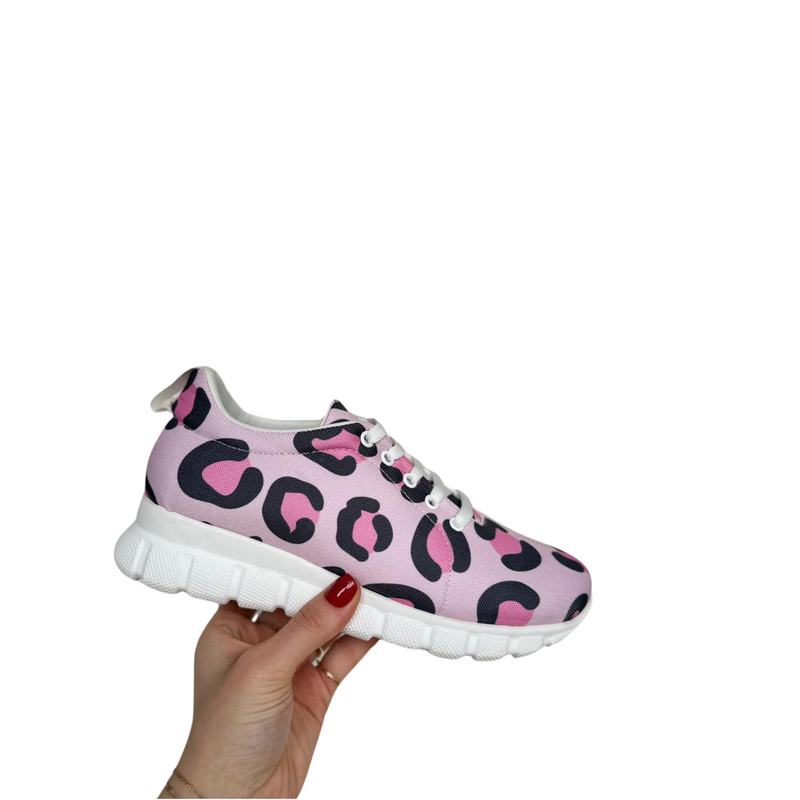 MedSocks "Panther" Rosa Sneakers