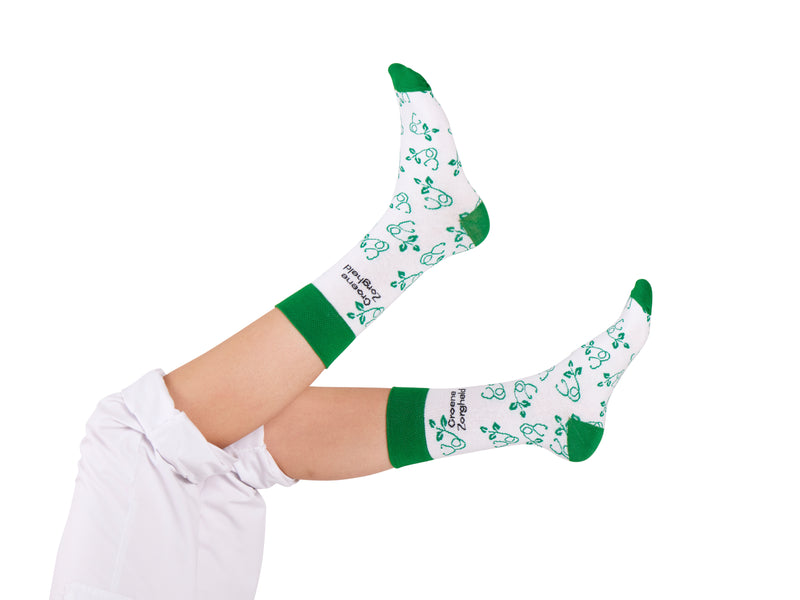 Grüne ZorgHeld Socken