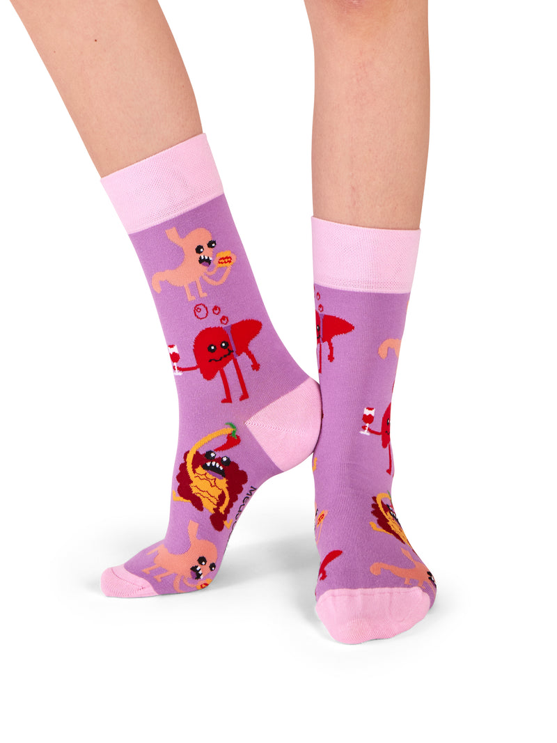 Magen-Darm-Leber MedSocks Lila