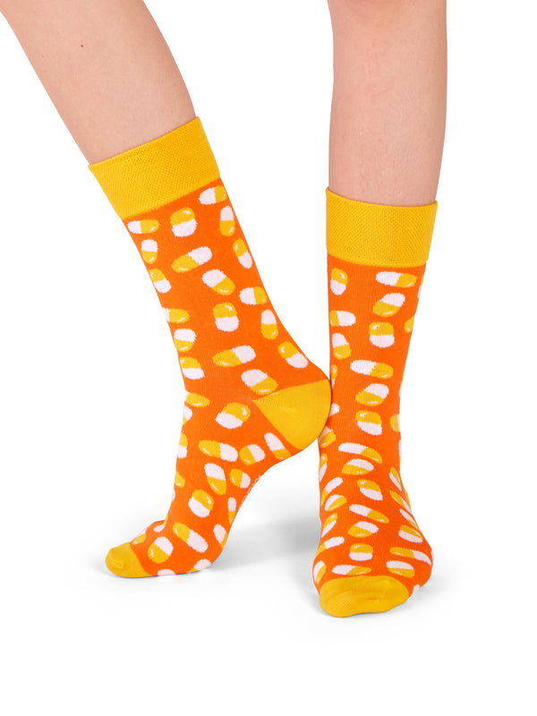 Medikament | Pillen Socken Orange Gelb 💊