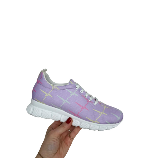 MedSocks Sneaker EKG Pastel