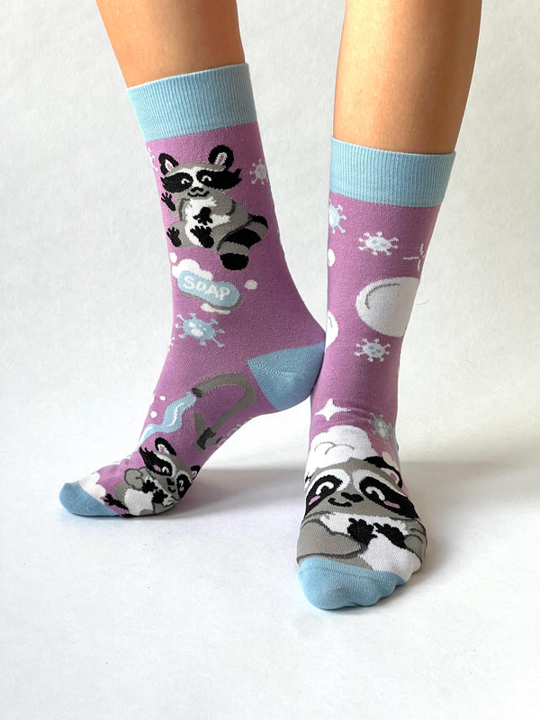 Waschbärchen Socken