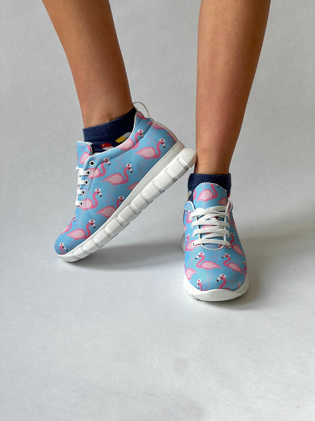 MedSocks Sneaker Flamingo