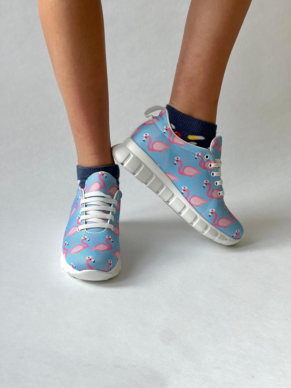 MedSocks Sneaker Flamingo