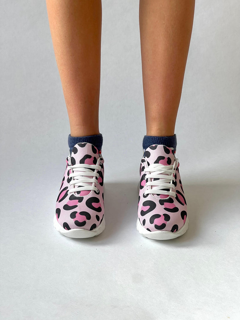 MedSocks "Panther" Rosa Sneakers