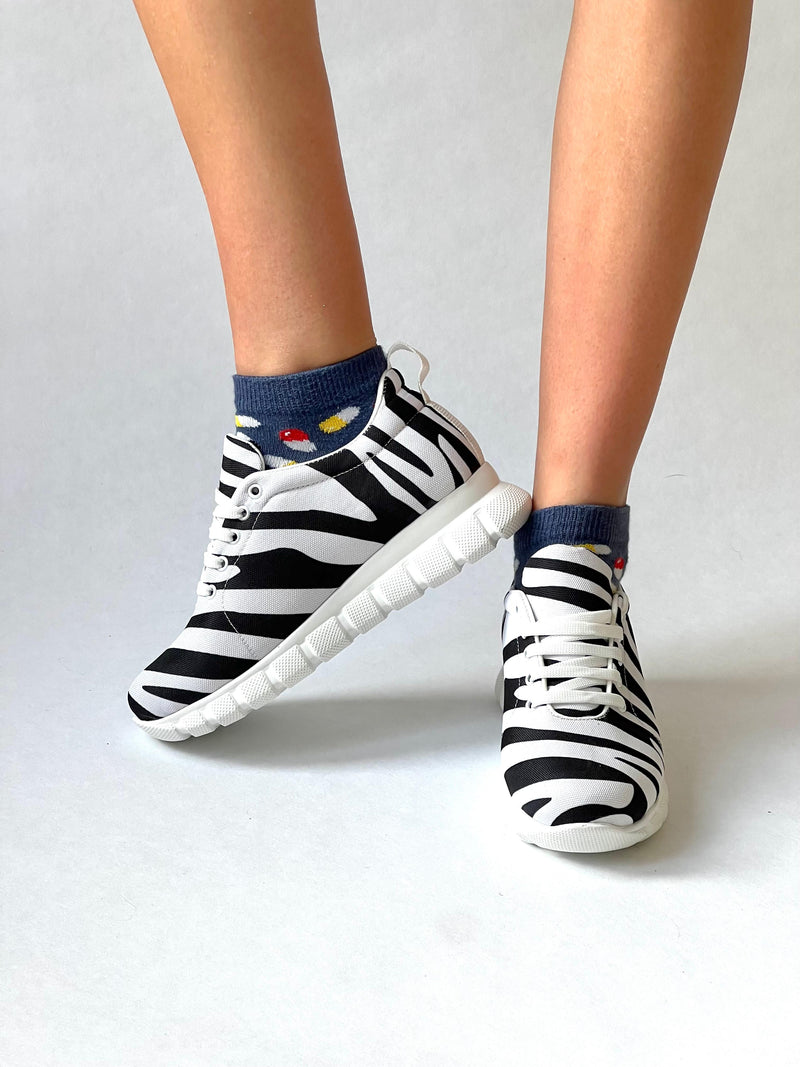 MedSocks Sneakers Zebra