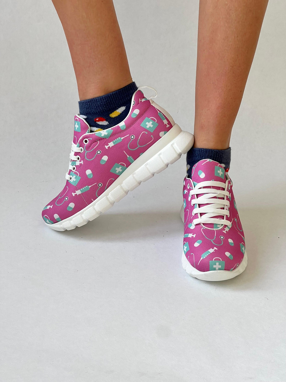 MedSocks Sneakers Pflege Fuchsia