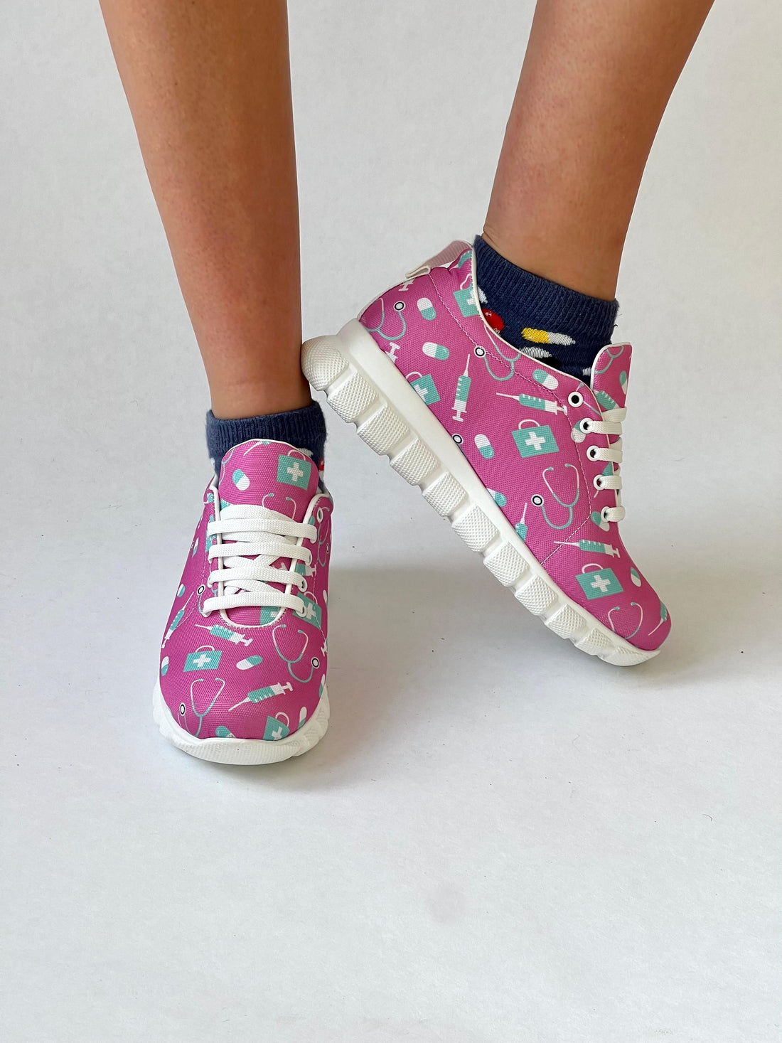 MedSocks Sneakers Pflege Fuchsia