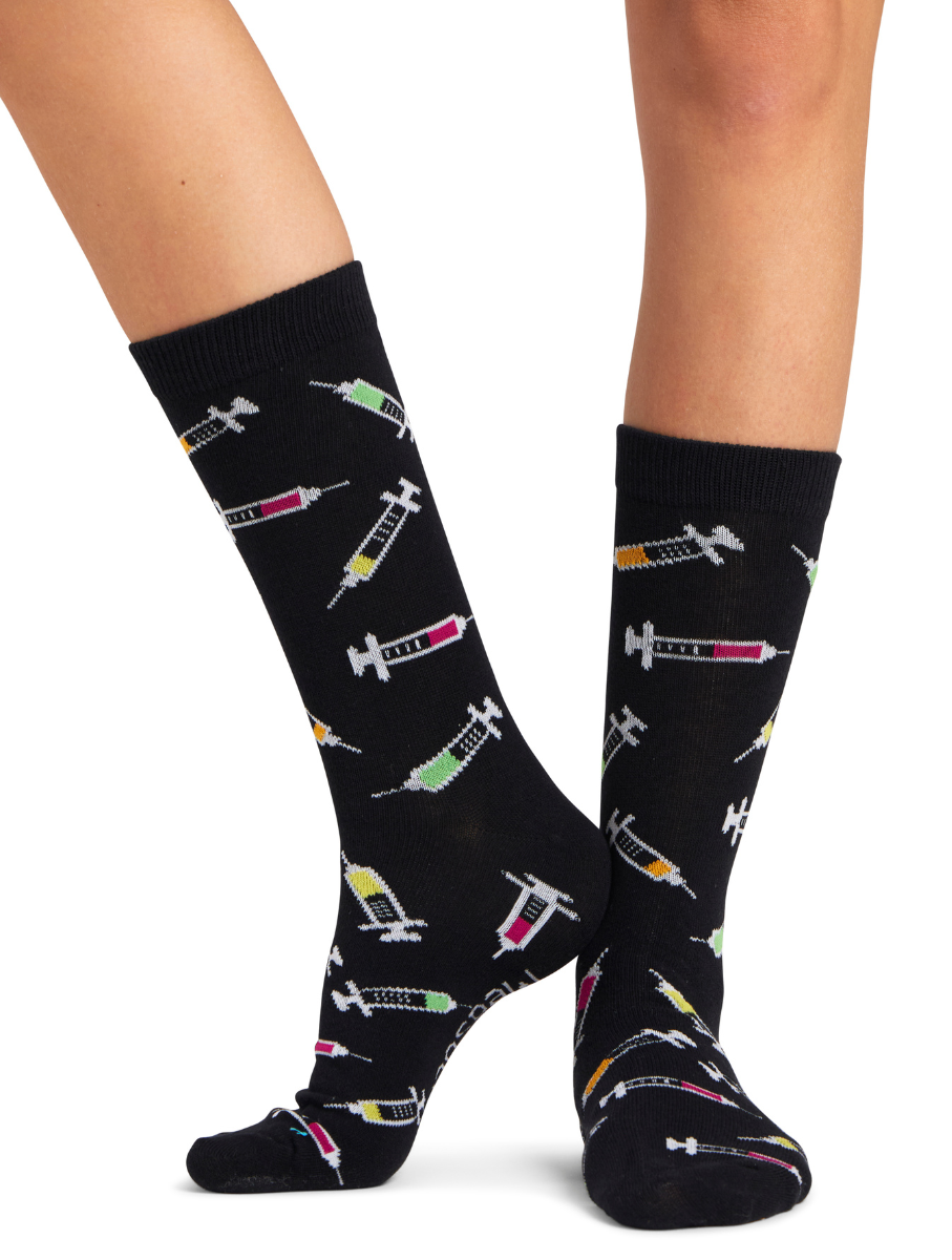 MedSocks Spritze schwarz