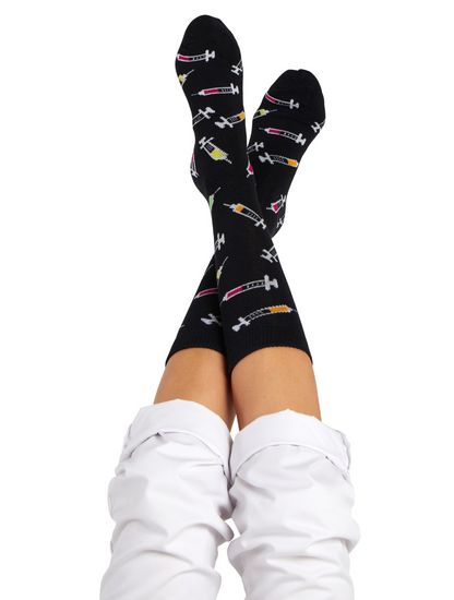 MedSocks Spritze schwarz