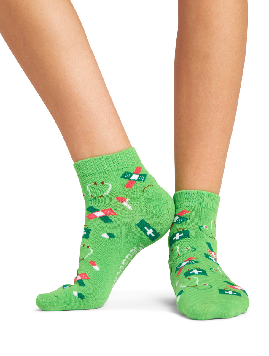 Knöchelsocken Pflege Grün