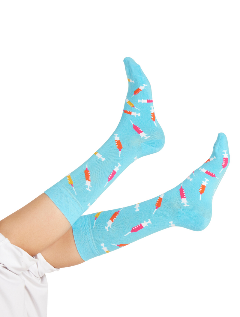 MedSocks Spritze Blau